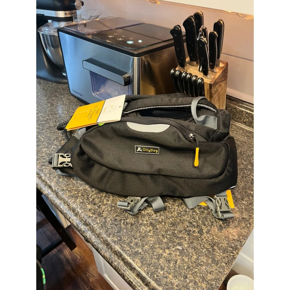 New OllyDog Rover Eco-Friendly Dog Back Pack Raven